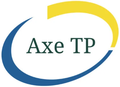 Logo Axe TP, parrain de Germain Rigaud