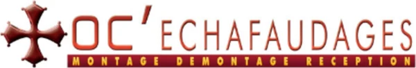 Logo OC’Echafaudages, parrain de Yanis Hettat